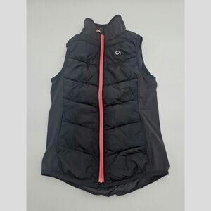 Gap Athletic Girl's 6/7 Black Athletic Wear Puffer Vest